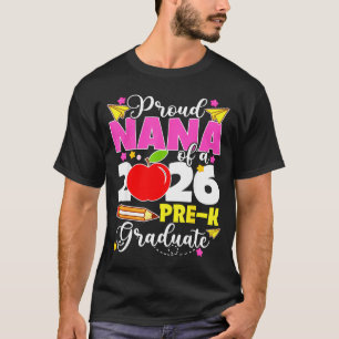 Stolze Oma eines 2026er Vorschulabsolventen zum Mu T-Shirt