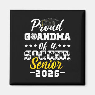 Stolze Oma eines Fußball-Seniors 2026 Abschluss G Magnet