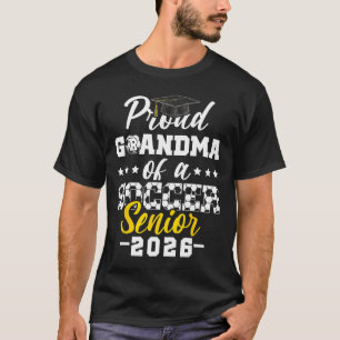 Stolze Oma eines Fußball-Seniors 2026 Abschluss G T-Shirt