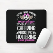 Stolze Oma eines Fußballspielers Großmutter Fußbal Mousepad (Mit Mouse)