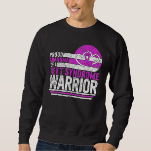 Stolze Oma eines Kämpfers für das Rett-Syndrom-Bew Sweatshirt