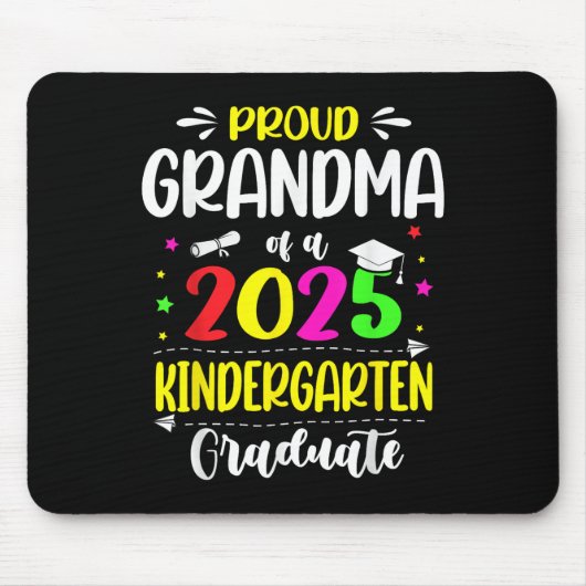 Stolze Oma eines Kindergartenabsolventen der Klass Mousepad (Vorne)