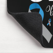 Stolze Oma eines T1D-Kämpfers Typ-1-Diabetes Mousepad (Ecke)