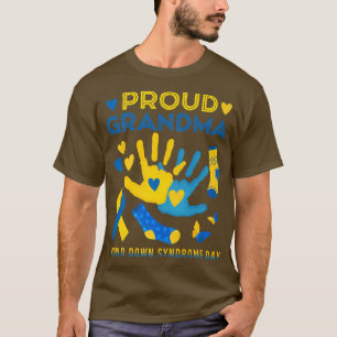 Stolze Oma T21 Welt-Down-Syndrom-Bewusstseinstag T-Shirt