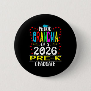 Stolze Oma von 2026 Vorschul-Absolventin Muttertag Button