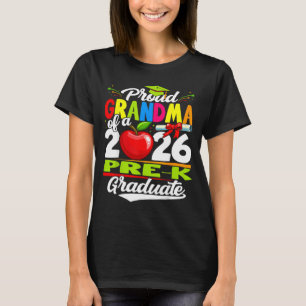 Stolze Oma von 2026 Vorschul-Absolventin Muttertag T-Shirt