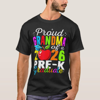 Stolze Oma von 2026 Vorschul-Absolventin Muttertag T-Shirt