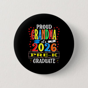 Stolze Oma von 2026 Vorschulabsolventin Muttertag Button