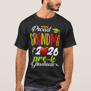 Stolze Oma von 2026 Vorschulabsolventin Muttertag T-Shirt