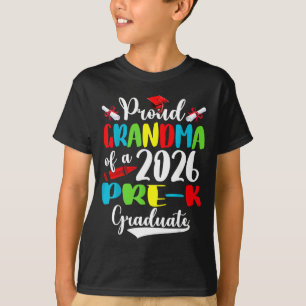 Stolze Oma von 2026 Vorschulabsolventin Muttertag T-Shirt