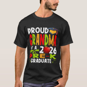 Stolze Oma von 2026 Vorschulabsolventin Muttertag T-Shirt