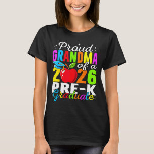 Stolze Oma von 2026 Vorschulabsolventin Muttertag T-Shirt