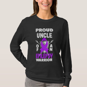 Stolze Onkel einer Epilepsie Warrior Epilepsie T-Shirt