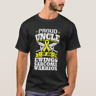 Stolze Onkel eines Ewings Sarcoma Krieger Bewussts T-Shirt