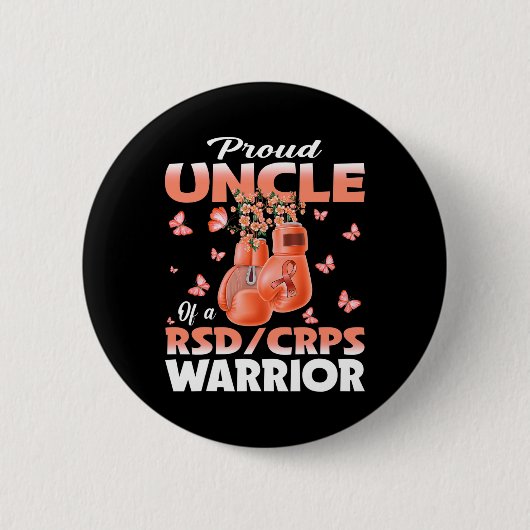 Stolze Onkel eines Rsd-Crps-Krieger-Bewusstseinsbo Button (Vorderseite)