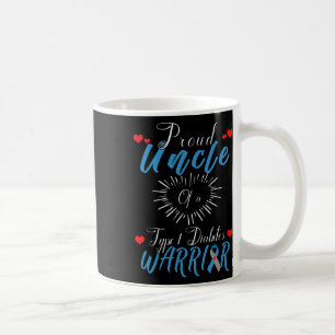 Stolze Onkel eines Typ 1 Diabetes Warrior Bewussts Kaffeetasse