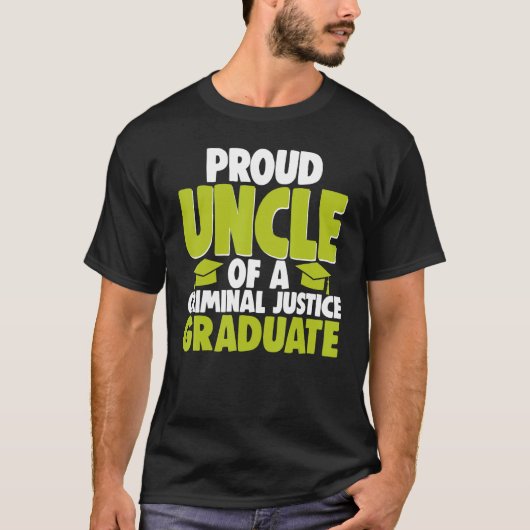 Stolze Onkel Strafrechtspflege Graduate Court Leg T-Shirt (Vorderseite)
