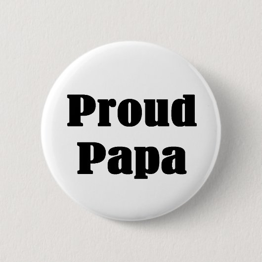 Stolze Papa-T - Shirts und Geschenke Button (Vorderseite)