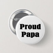 Stolze Papa-T - Shirts und Geschenke Button (Vorne & Hinten)