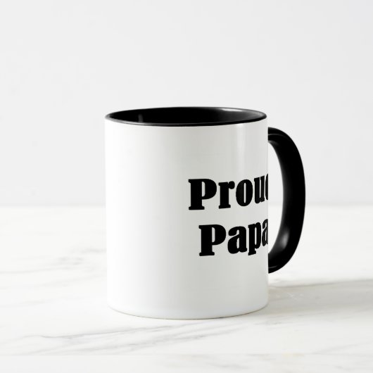 Stolze Papa-T - Shirts und Geschenke Tasse (VorderseiteRechts)