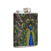 Stolze Pfaugewohnheitsflasche Flachmann (Rechts)