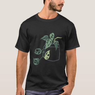 Stolze Pflanze Eltern wachsen Monstera Adansonii i T-Shirt