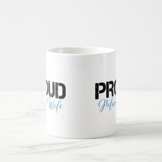Stolze Polizei-Ehefrau Kaffeetasse (Mittel)