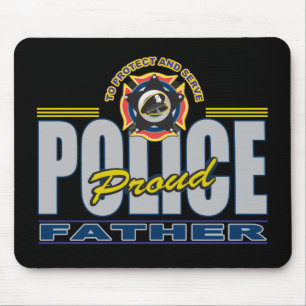 Stolze Polizei hervorbringen Mousepad
