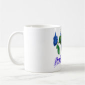 Stolze Polizei-Mama Kaffeetasse (Links)