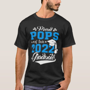Stolze Pop einer Klasse von 2022 Hochschulabsolven T-Shirt
