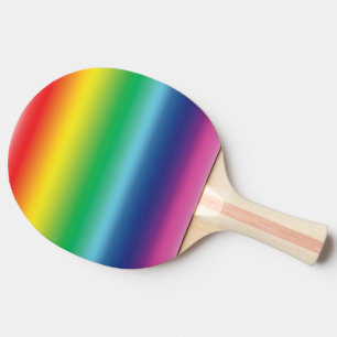 Stolze Regenbogen-Schwulenfarben Gleichheit lgbt l Tischtennis Schläger