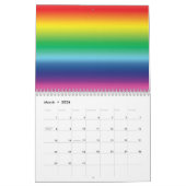 Stolze Regenbogenfarben Gays-lgbt-Fahne cool Kalender (Mär 2026)