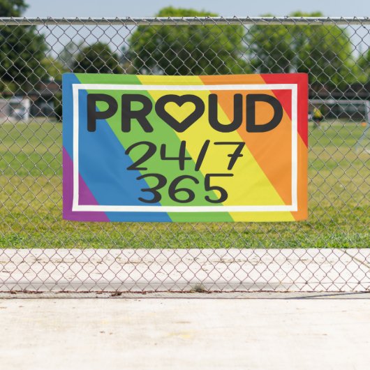 Stolze Regenbogenfarben jeden Monat Banner (Insitu)