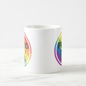 Stolze Regenbogenfarben jeden Monat Kaffeetasse (Mittel)