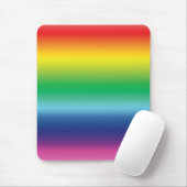Stolze Regenbogenfarben lgbt lgbtq Gay Flag Muster Mousepad (Mit Mouse)
