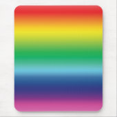 Stolze Regenbogenfarben lgbt lgbtq Gay Flag Muster Mousepad (Vorne)