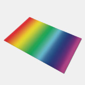 Stolze Regenbogenfarben lgbtq lgbt Gay Fahne Doorm Fußmatte (Schrägansicht)