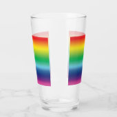 Stolze Regenbogenfarben lgbtq lgbt Gay Fahne frei Glas (Links)