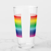 Stolze Regenbogenfarben lgbtq lgbt Gay Fahne frei Glas (Rechts)