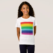 Stolze Regenbogenfarben lgbtq lgbt Gay Flag Kinder T-Shirt (Vorne ganz)