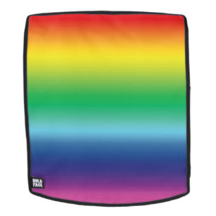 Stolze Regenbogenfarben lgbtq lgbt Gay Flag Muster Rucksack