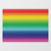 Stolze Regenbogenfarben lgbtq lgbt Gay Flagge Fensteraufkleber (Blatt)