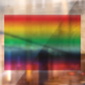Stolze Regenbogenfarben lgbtq lgbt Gay Flagge Fensteraufkleber (Blatt 2)