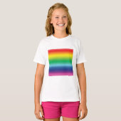 Stolze Regenbogenfarben lgbtq lgbt Gay Flagge T-Shirt (Vorne ganz)