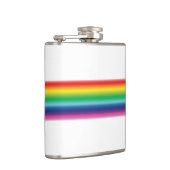 Stolze Regenbogenfarben lgbtq Schwulenflagge - Flachmann (Rechts)