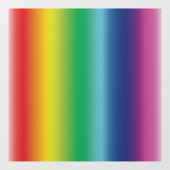 Stolze Regenbogenfarben Muster Gay Flag Fensteraufkleber (Blatt)