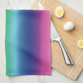 Stolze Regenbogenfarben Muster lgbtq lgbt Geschirrtuch (Viertel Falte)