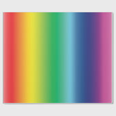 Stolze Regenbogenfarben Schwulenflagge lgbt lgbtq  Geschenkpapier (Flach)