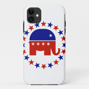 Stolze republikanische Kreis-Sterne Case-Mate iPhone Hülle