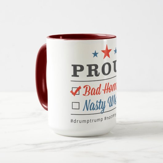Stolze schlechte Hombre Tasse (Vorderseite Links)